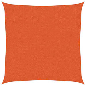 Stínící plachta 160 g/m² oranžová 3,6 x 3,6 m HDPE - obrázek 2