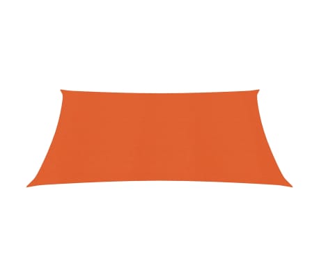 vidaXL Solsegel 160 g/m² orange 2x2,5 m HDPE