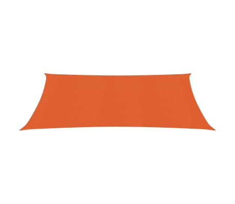vidaXL Voile d'ombrage 160 g/m² Orange 2x3 m PEHD