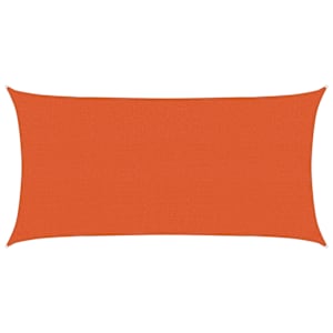 Stínící plachta 160 g/m² oranžová 2 x 3,5 m HDPE - obrázek 2