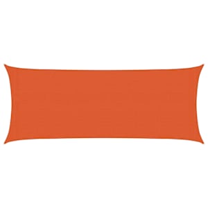 Stínící plachta 160 g/m² oranžová 2 x 5 m HDPE - obrázek 2