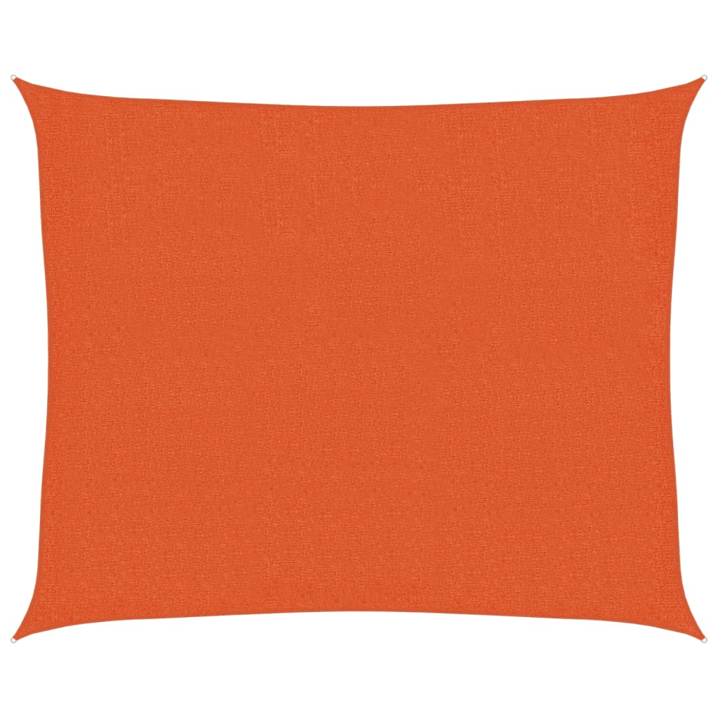 vidaXL Stínící plachta 160 g/m² oranžová 2,5 x 3 m HDPE