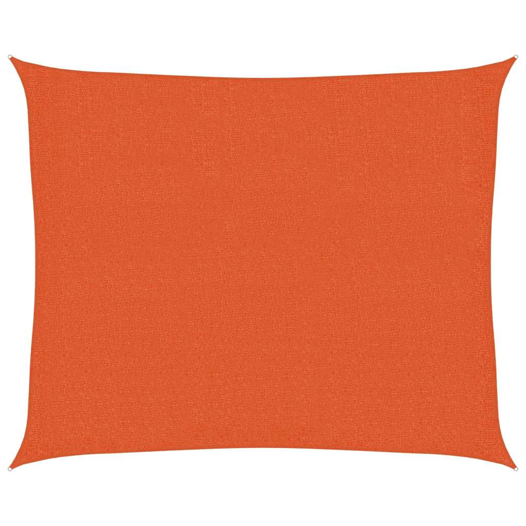 vidaXL Stínící plachta 160 g/m² oranžová 2,5 x 3 m HDPE