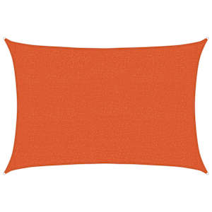 Stínící plachta 160 g/m² oranžová 2,5 x 3,5 m HDPE - obrázek 2