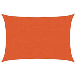 Stínicí plachta 160 g/m² oranžová 3 x 4 m HDPE - obrázek 2