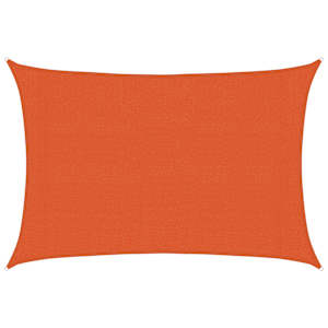 Plachta proti slunci 160 g/m² obdélník oranžová 3 x 5 m HDPE - obrázek 2