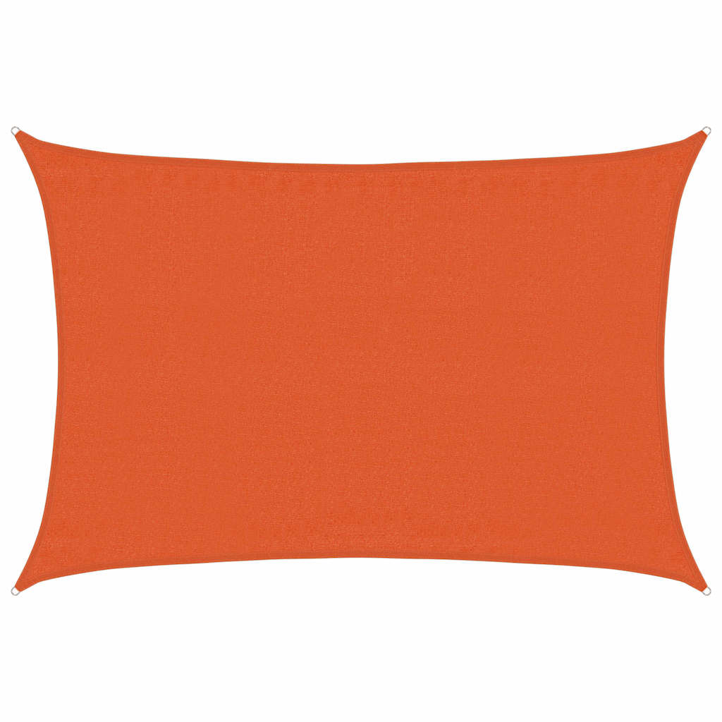 vidaXL Tieniaca plachta 160 g/m² oranžová 3,5x4,5 m HDPE