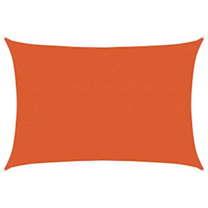Plachta proti slunci 160 g/m² obdélník oranžová 4 x 5 m HDPE - obrázek 2