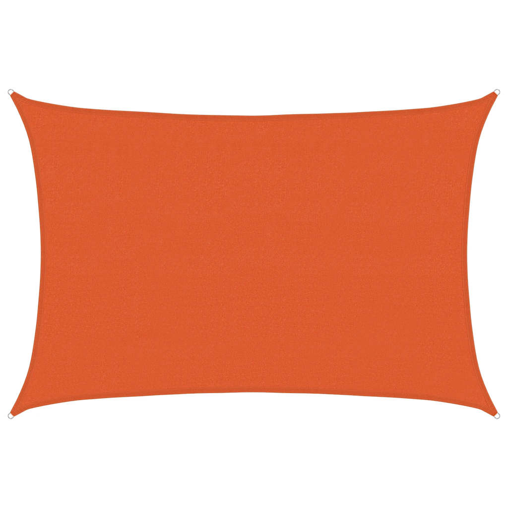 vidaXL Stínicí plachta 160 g/m² oranžová 4 x 6 m HDPE