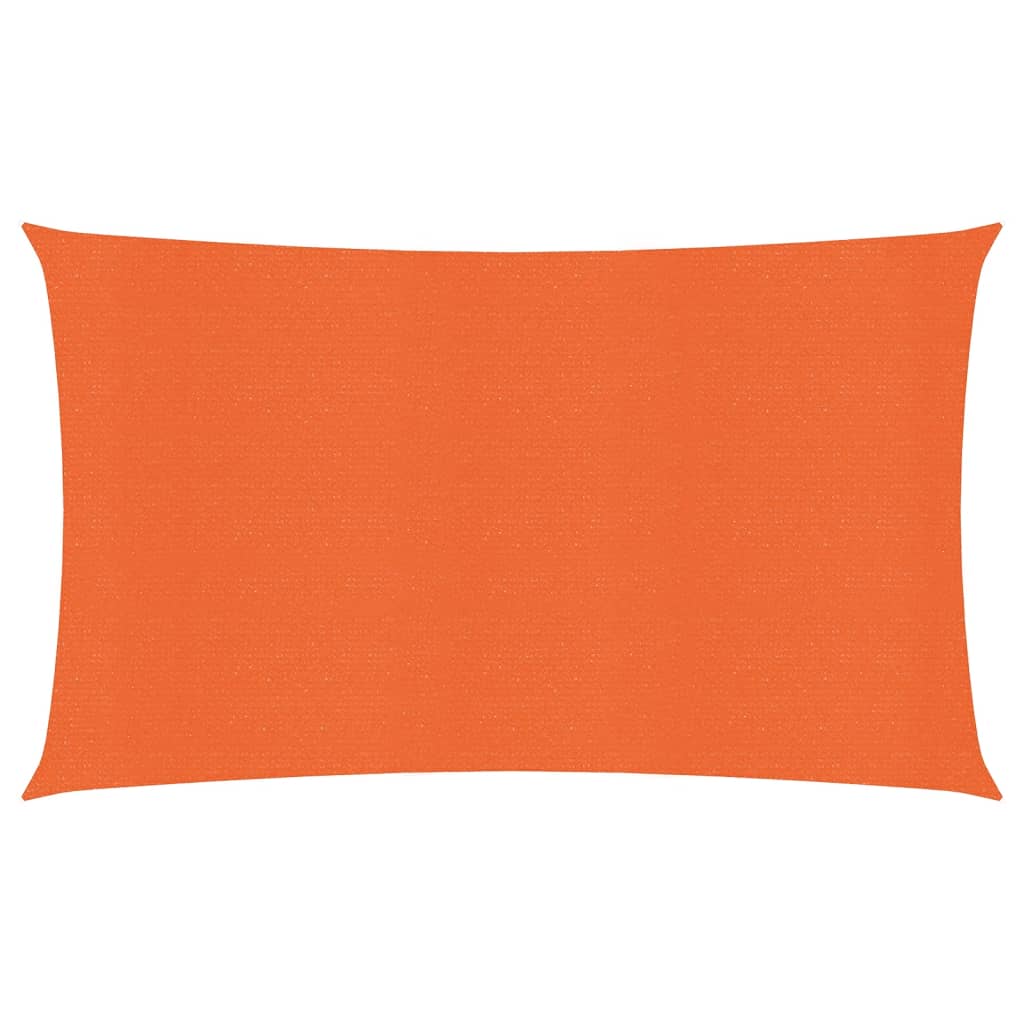 vidaXL Plachta proti slunci 160 g/m² obdélník oranžová 4 x 7 m HDPE
