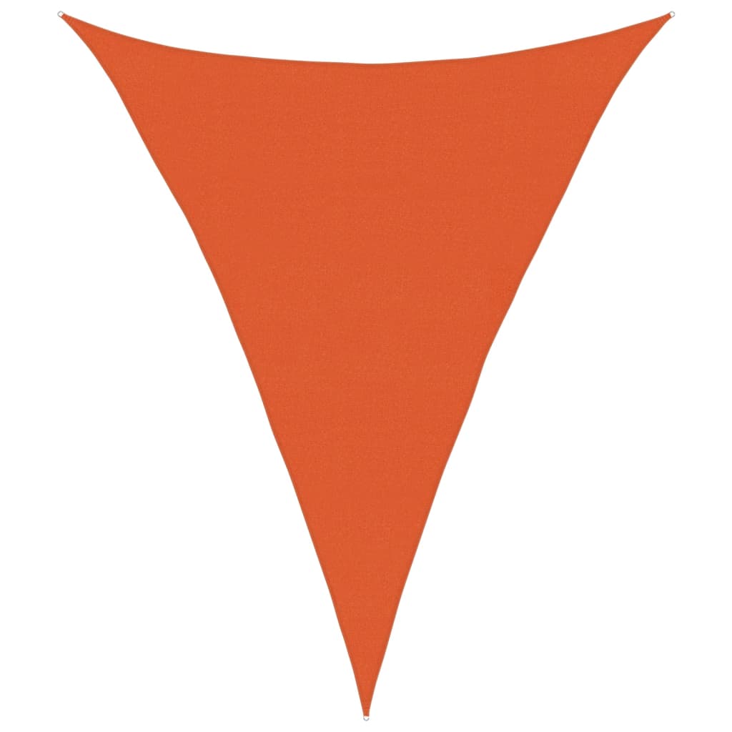 vidaXL Stínicí plachta 160 g/m² oranžová 4 x 5 x 5 m HDPE