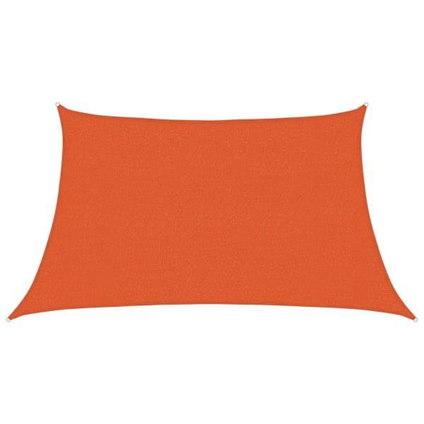 vidaXL p&auml;ikesevari puri 160 g/m&sup2; trapets oranž 3/4 x 2 m HDPE