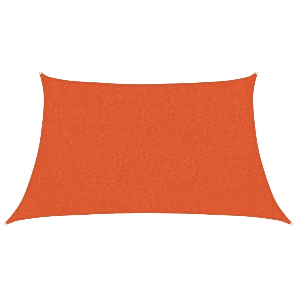 vidaXL StĂ­nicĂ­ plachta 160 g/mÂ˛ lichobÄ›ĹľnĂ­k oranĹľovĂˇ 3/4 x 2 m HDPE