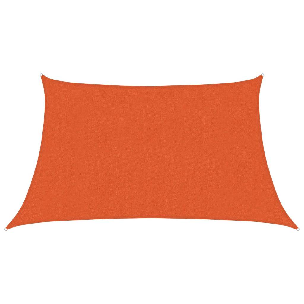 vidaXL Stínicí plachta 160 g/m² lichoběžník oranžová 3/4 x 2 m HDPE