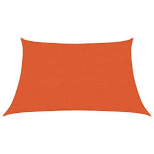 Stínicí plachta 160 g/m² lichoběžník oranžová 3/4 x 2 m HDPE - obrázek 2