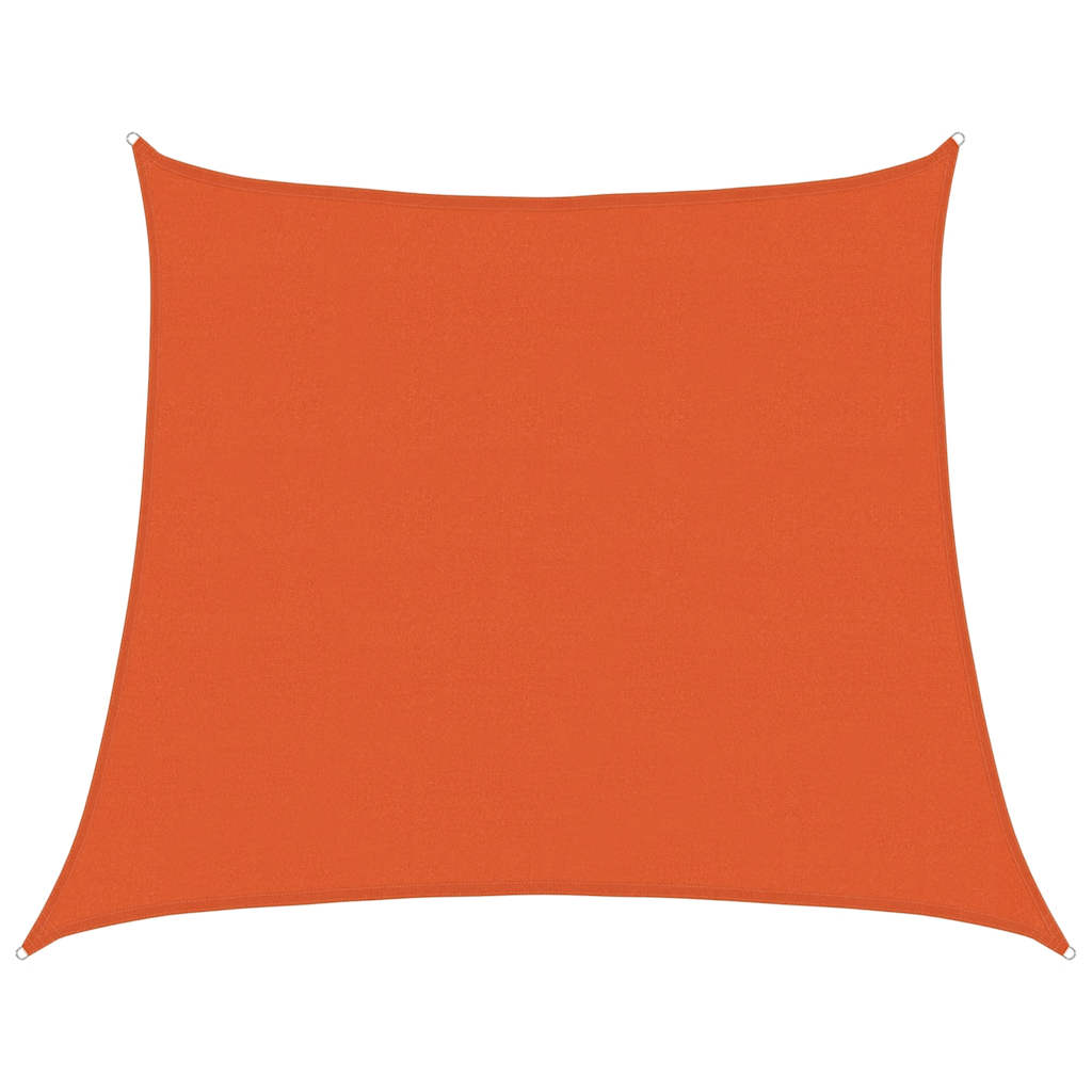 vidaXL Stínicí plachta 160 g/m² lichoběžník oranžová 4/5 x 4 m HDPE