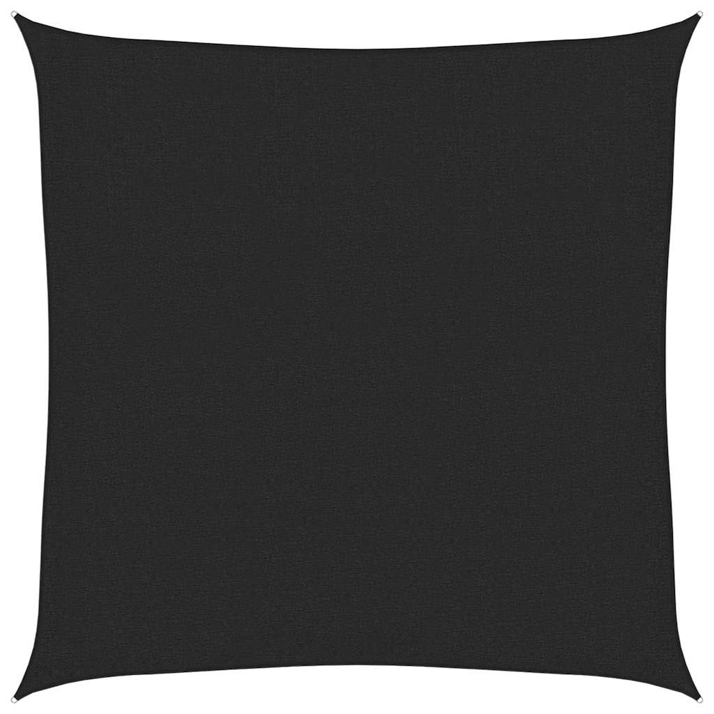 vidaXL Tieniaca plachta 160 g/m², čierna 2x2 m, HDPE