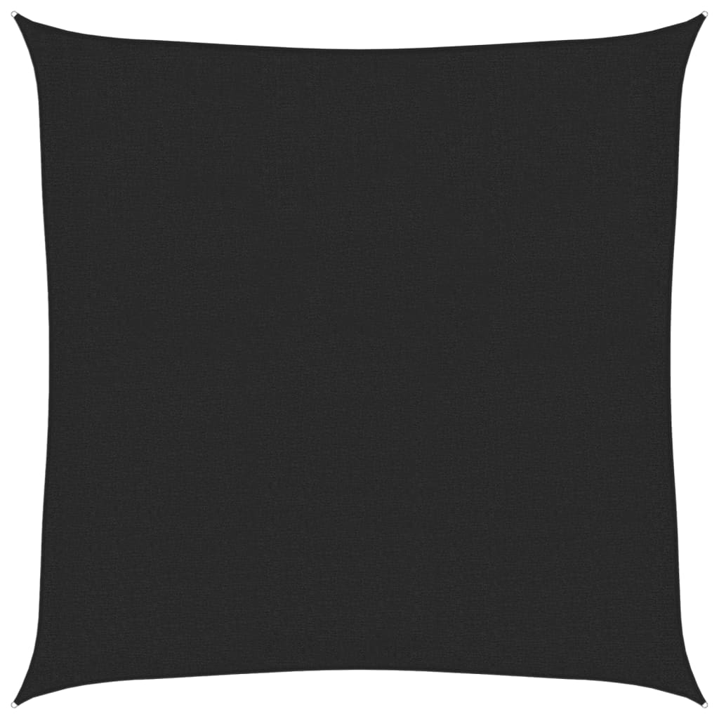 vidaXL Tieniaca plachta 160 g/mÂ˛ ÄŤierna 3x3 m HDPE