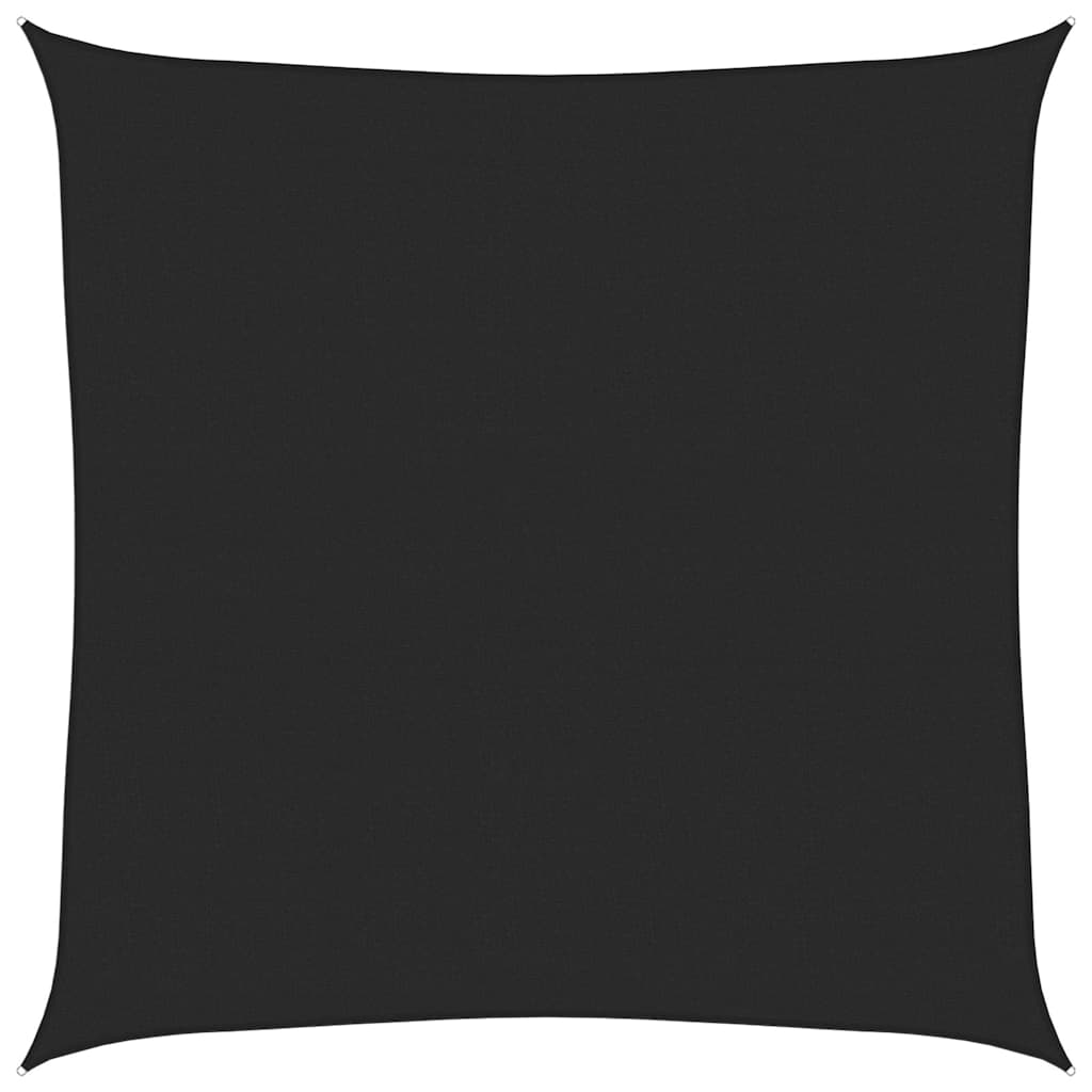 vidaXL Stínící plachta 160 g/m² černá 7 x 7 m HDPE