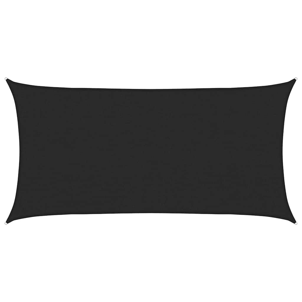 vidaXL Tieniaca plachta 160 g/m² čierna 2,5x5 m HDPE