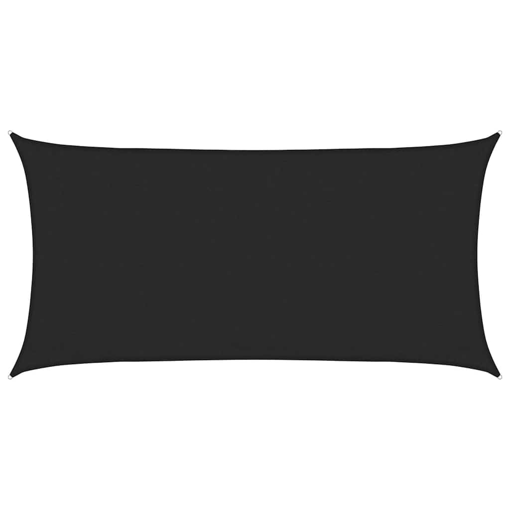 vidaXL Tieniaca plachta 160 g/m² čierna 3x6 m HDPE