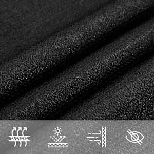 Stínící plachta 160 g/m² černá 4 x 5 m HDPE - obrázek 7