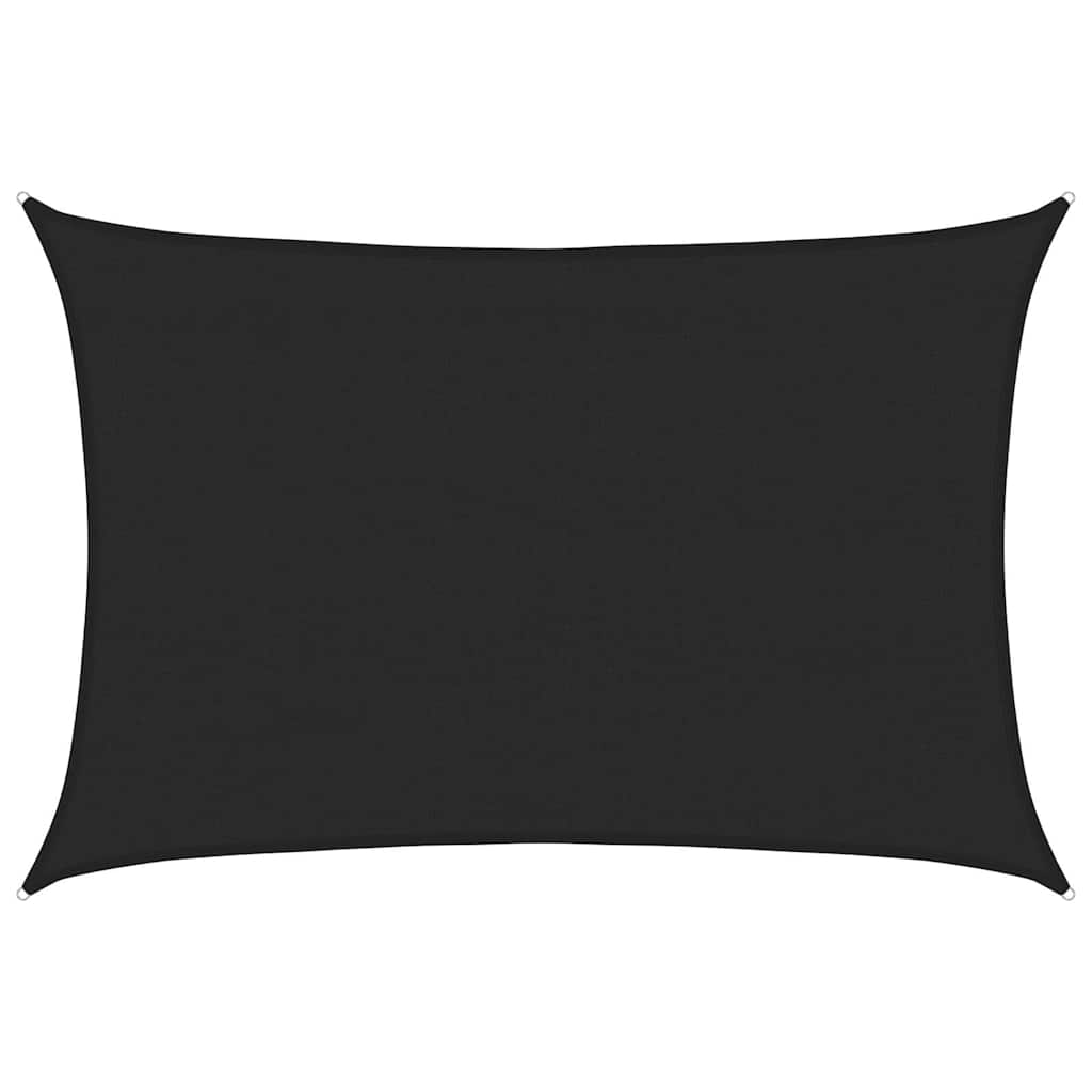vidaXL Tieniaca plachta 160 g/m² čierna 4x6 m HDPE