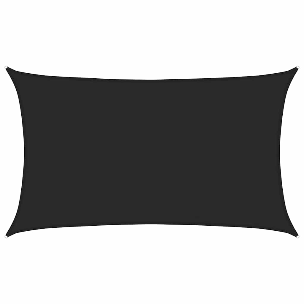 vidaXL Stínící plachta 160 g/m² černá 5 x 8 m HDPE