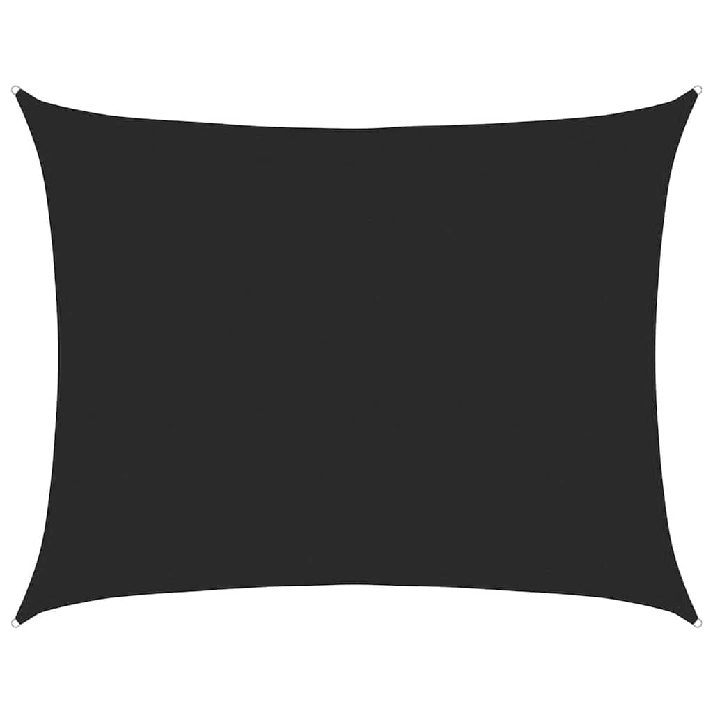 vidaXL Tieniaca plachta 160 g/m² čierna 6x7 m HDPE