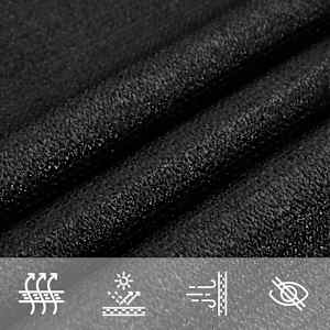 Stínící plachta 160 g/m² černá 6 x 7 m HDPE - obrázek 7