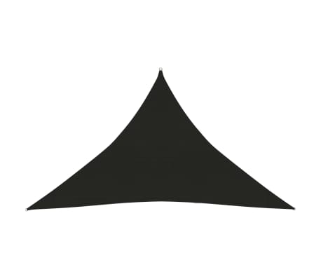 vidaXL Sunshade Sail 160 g/m² Black 2.5x2.5x3.5 m HDPE