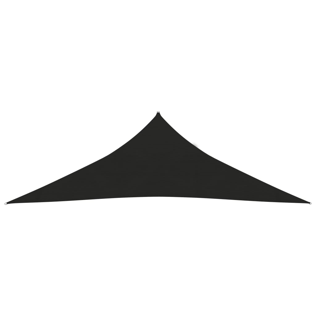 vidaXL Pânză parasolar, negru, 3 x 3 x 4,2 m, HDPE, 160 g/m²