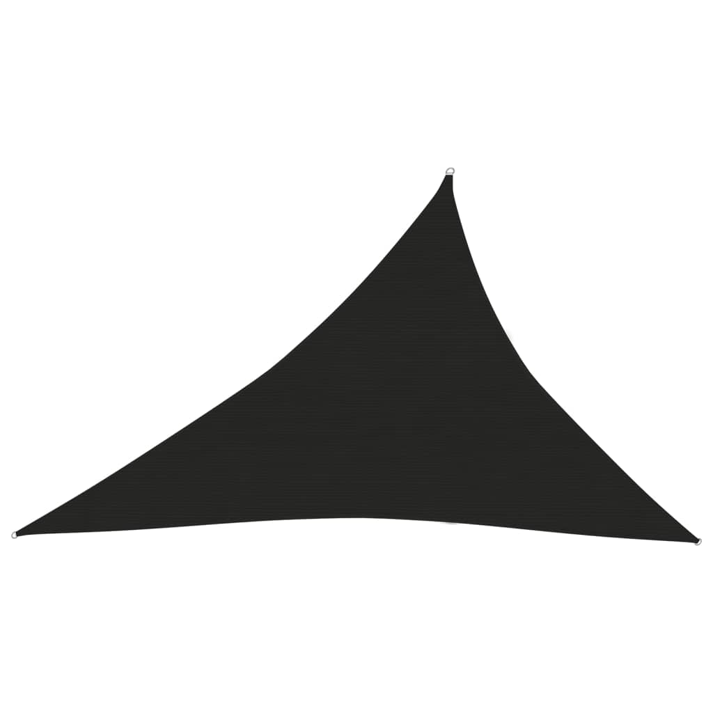 vidaXL Pânză parasolar, negru, 3x4x5 m, HDPE, 160 g/m² vidaXL