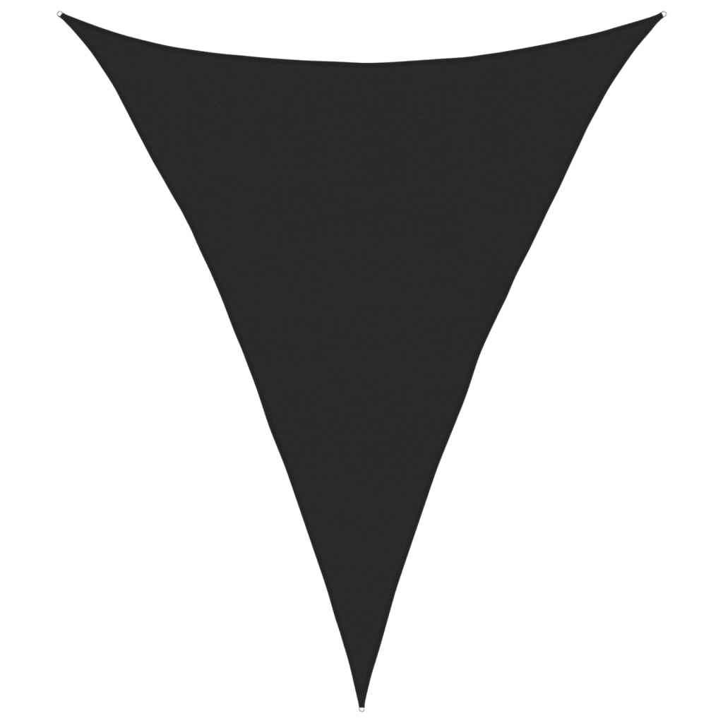 vidaXL Stínící plachta 160 g/m² černá 4 x 5 x 5 m HDPE
