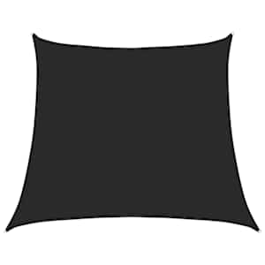 Stínicí plachta 160 g/m² lichoběžník černá 4/5 x 4 m HDPE - obrázek 2