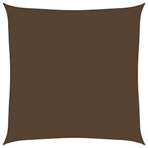Plachta proti slunci 160 g/m² hnědá 4,5 x 4,5 m HDPE - obrázek 2
