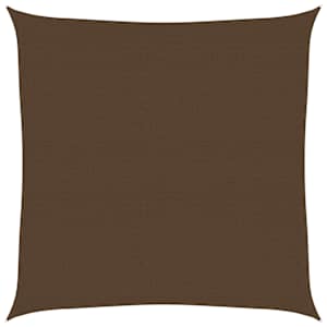 Plachta proti slunci 160 g/m² hnědá 5 x 5 m HDPE - obrázek 2