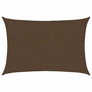 Stínící plachta 160 g/m² hnědá 2 x 3 m HDPE - obrázek 2