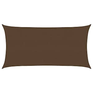 Plachta proti slunci 160 g/m² hnědá 2 x 4 m HDPE - obrázek 2