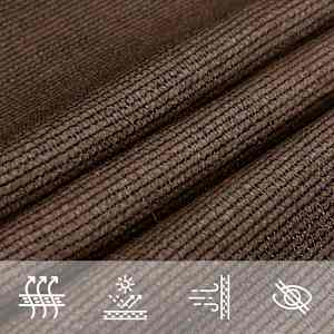 Plachta proti slunci 160 g/m² hnědá 2 x 4 m HDPE - obrázek 7