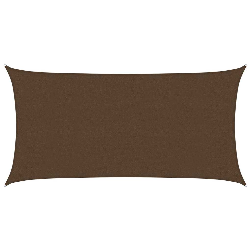 vidaXL Tieniaca plachta 160 g/m² hnedá 2,5x4,5 m HDPE