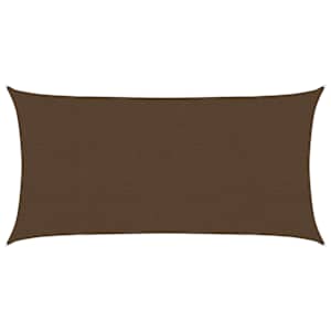 Stínící plachta 160 g/m² hnědá 2,5 x 4,5 m HDPE - obrázek 2