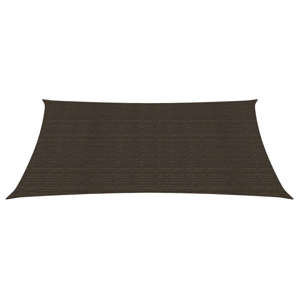 vidaXL Voile d'ombrage 160 g/m² Marron 3x4 m PEHD