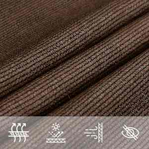 Plachta proti slunci 160 g/m² hnědá 3 x 4 m HDPE - obrázek 7
