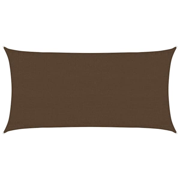 vidaXL p&auml;ikesepuri 160 g/m&sup2; pruun 3 x 6 m HDPE