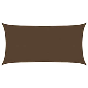 Stínící plachta 160 g/m² hnědá 3 x 6 m HDPE - obrázek 2