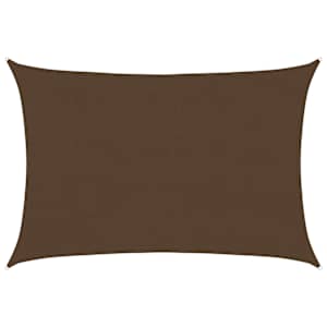 Plachta proti slunci 160 g/m² hnědá 4 x 5 m HDPE - obrázek 2