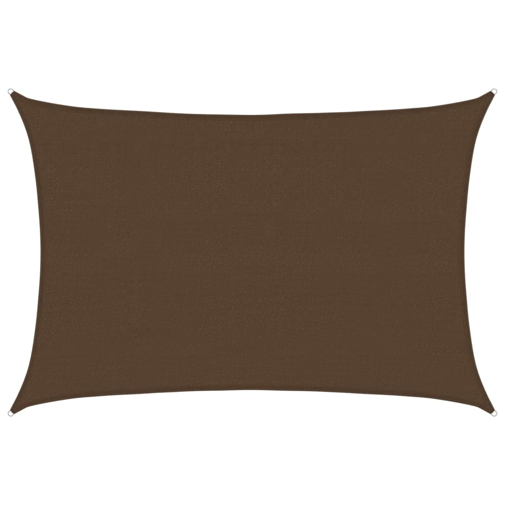 E-shop vidaXL Tieniaca plachta 160 g/m² hnedá 4x6 m HDPE