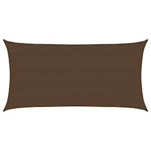 Plachta proti slunci 160 g/m² hnědá 4 x 7 m HDPE - obrázek 2