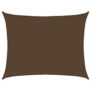 Stínící plachta 160 g/m² hnědá 6 x 7 m HDPE - obrázek 2